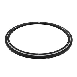 TamBee 20 Inch Lazy Susan Bearing Base, 450 lbs Load Capacity Heavy-Duty Mute Turntable Ring Lazy Susan Hardware for Dining Table, DIY (Black)