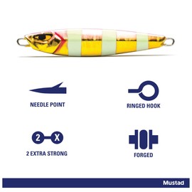 Mustad Tracershot Casting Jig Pink Zebra 25g/1Oz