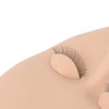 Lash Extension Mannequin Head, Simulated Reusable Practice Safe 3D Rubber