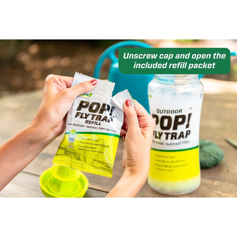 RESCUE! POP! Fly Trap – Large Reusable Fly Trap for