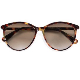 OPTOFENDY Sunglasses for Women Men, Round Retro Classic Trendy Eyewear UV400 Protection, Shopping Cycling Driving Tortoise