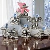 SILBERKANNE Duck Money Box 8 x 8 cm Premium Silver