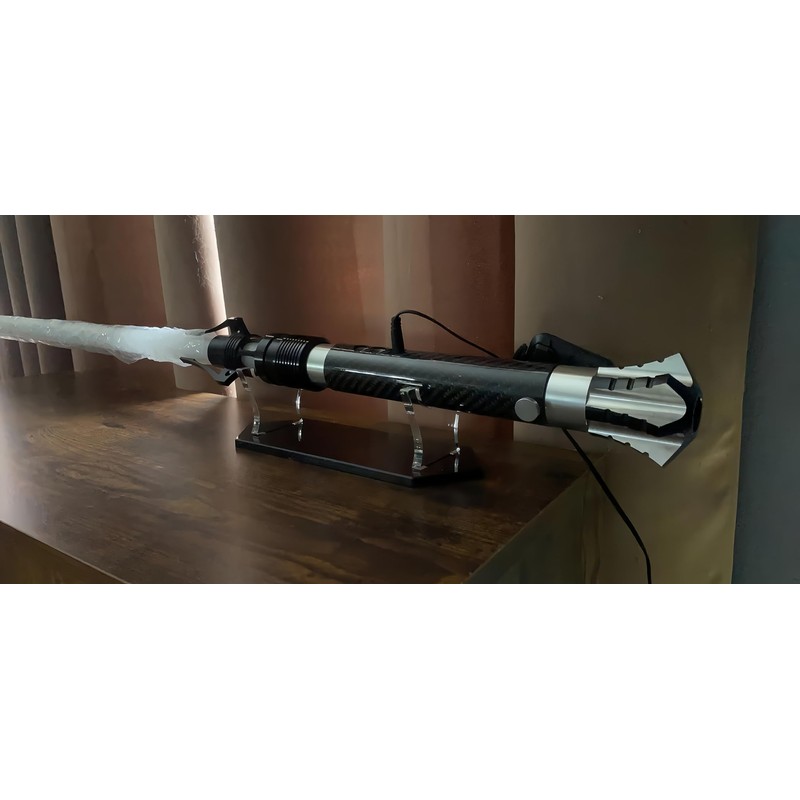 WANLIAN Lightsaber Stand Acrylic Magic Wand Lightsaber Display Decoration (Black)