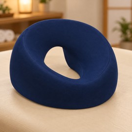 Face Down Prone Pillow for Resting and Massage – Memory Foam Headrest Support for Home and Beauty Salon Comfort