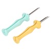 2 Pcs Punch Needles 5mm 3.5mm Improve Efficiency Save Labor
