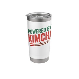 Powered By Kimchi Korean Food Lover Stainless Steel Insulated Tumbler