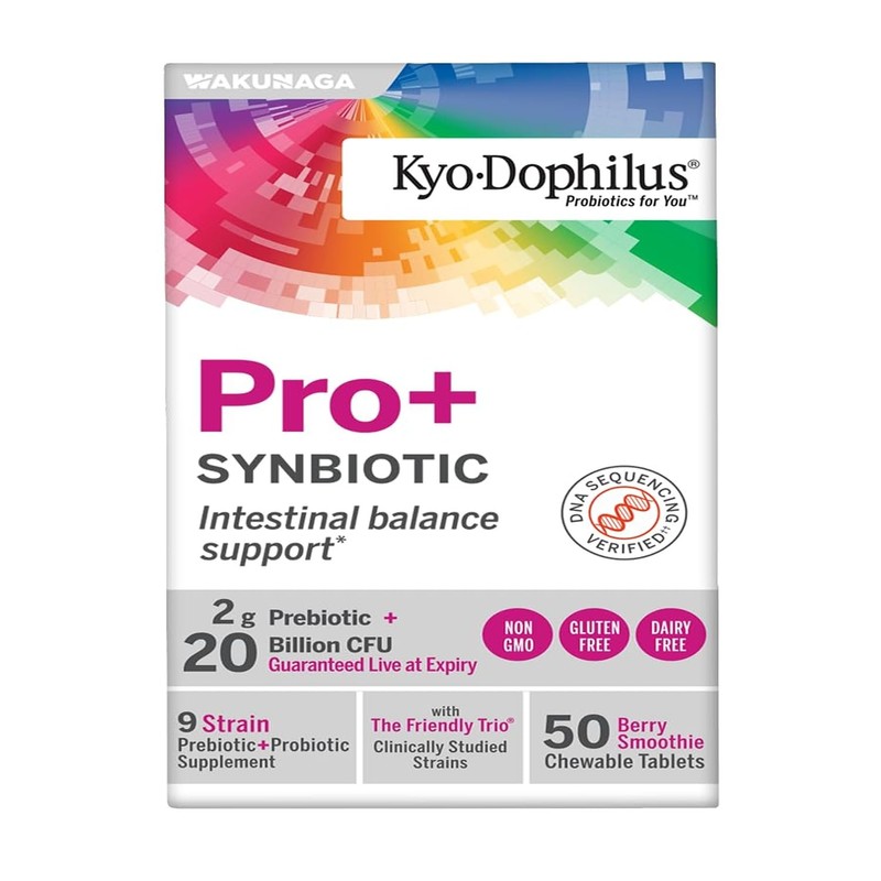 Kyo-Dophilus Pro+ Synbiotic, 50 Chewable Tablets