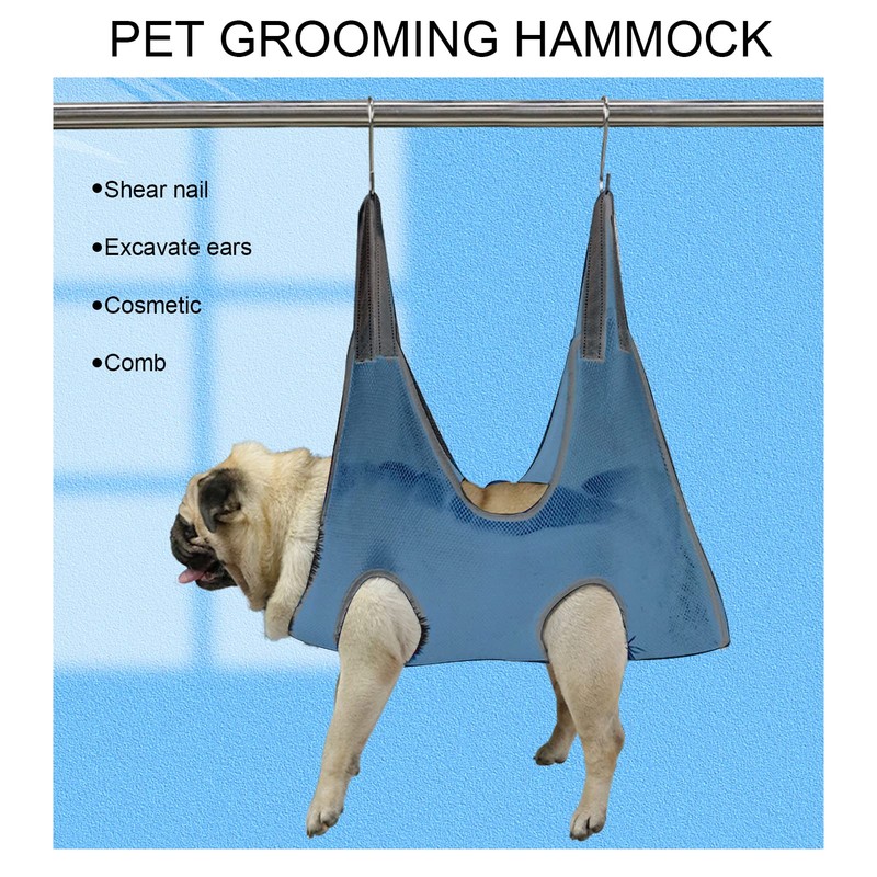Dog Grooming Sling, Dog Grooming Hammock Mesh Fabric Comfortable Safety