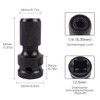 OioTuyi 2 Pieces 1/2 Inch Bit Adapter for Impact Wrench,