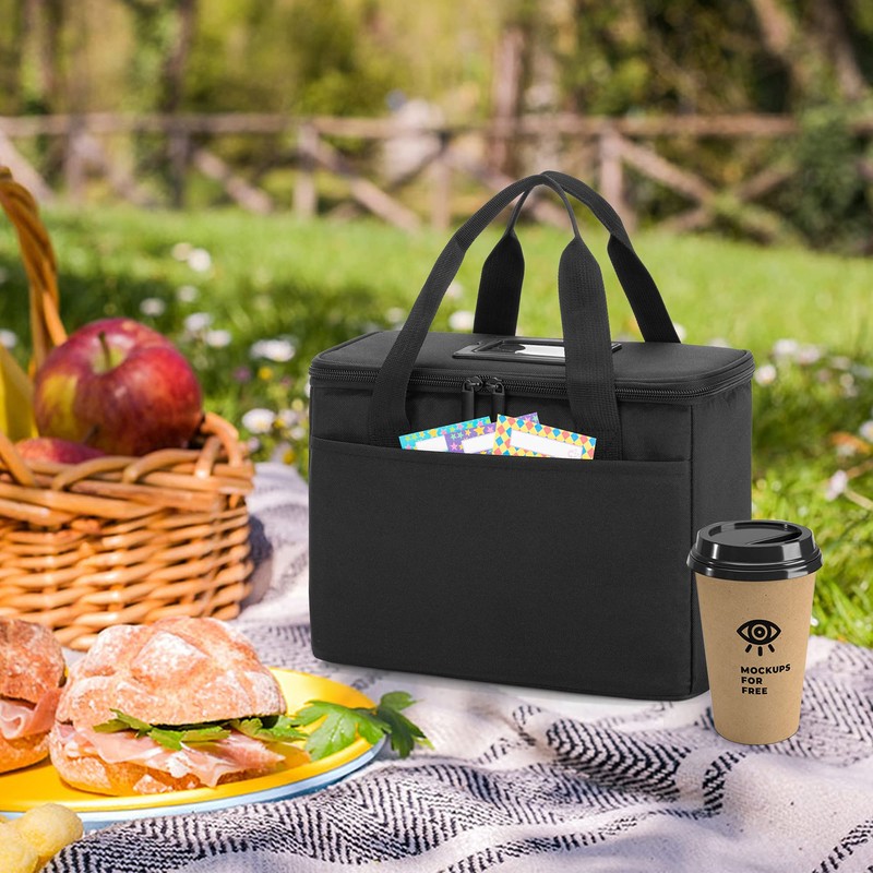 Trunab Drinks Holder Bag Insulated for Drinks 3 Cups, Cup