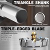 METOTY Metal Hole Saw 2-1/4''(57mm) 2Pcs Set Heavy Duty Tungsten