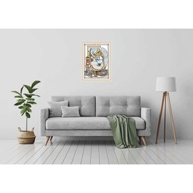 Amiiba Stamped Cross Stitch Kits, Angel Woman DIY 11CT 20.0x26.0 inch (Angel)