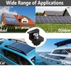10pcs Solar Panel End Clamp for Standar, Aluminum 30mm/35mm Solar