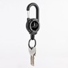 49ers Key Back Reel with Carabiner, Reel Keychain, Strong Pin-on