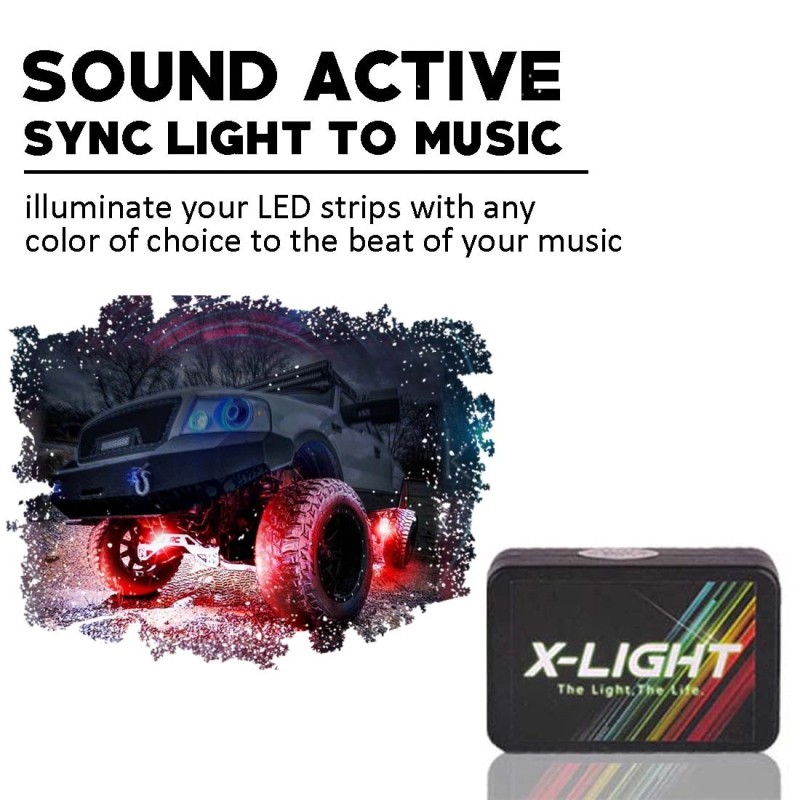 8 Pod Sounds Active UTV ATV QUAT LED Neon Accent