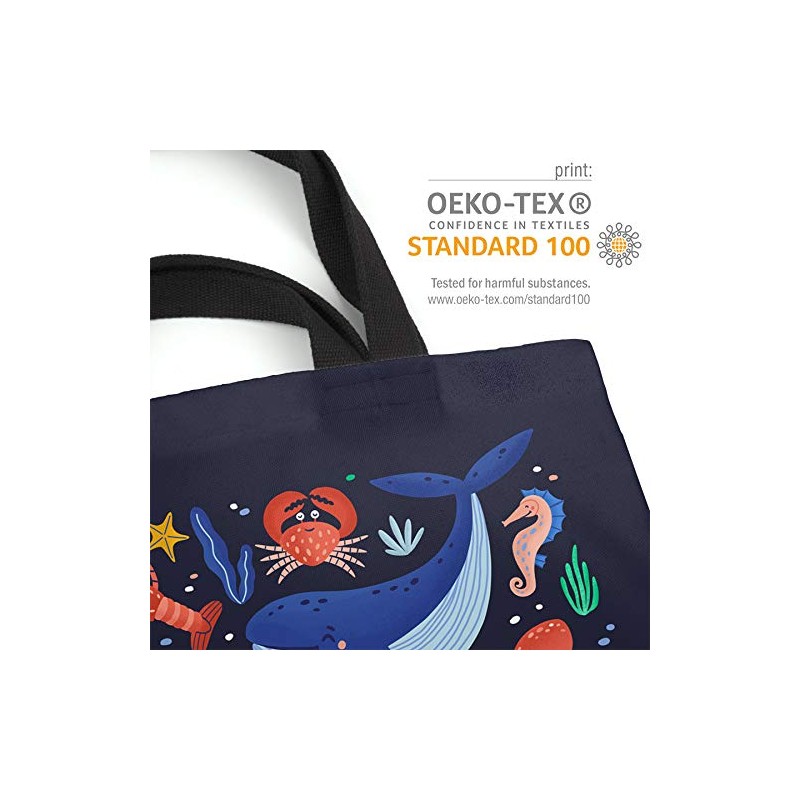 VOID Sea Animals Whale Crab Fish Bag 33 x 33