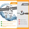 40 Pcs Wire Clamps for Cables, 304 Stainless Steel Small