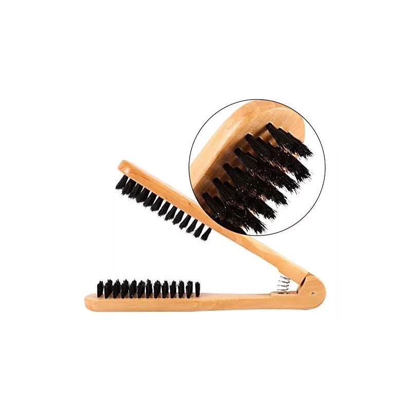 Pocreation Cepillo De Abrazadera Para El Cabello, Peine De Doble