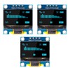 QIQIAZI 0.96 Inch OLED Display I2C Module, 3 Pieces I2C