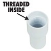 ATIE 1.5" Spiral Pool Vacuum Hose Cuff Fits 1.5" Inch