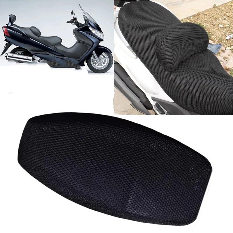 に適合するスズキ AN250 AN400 AN650 に適合するスカイウェイブ 250 400 650用 オートバイ用通気性日焼け止めメッシュ保護クッション