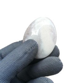 Sunshcat Natural Cherry Quartz Water Drop Chakra Thumb Worry Crystals and Healing Stones,Stress Relax Reiki Crystal Pocket Palm Stones