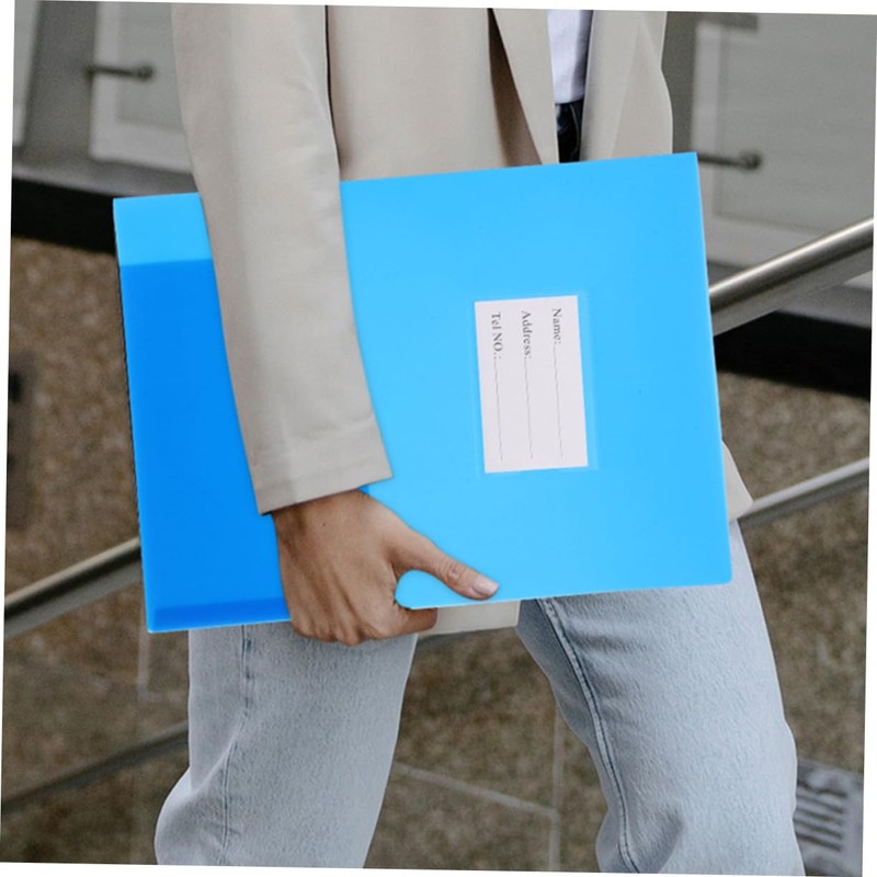 Operitacx Pack of 3 Paper Folders File Storage Boxes Desk