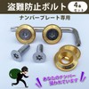 EVOLVERACING Anti-theft Bolt Set for License Plate Specific Vehicle Inspection