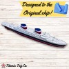 USS United States Model Ship 1 Ft Long Assembled Titanic