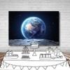 LYWYGG 7X5FT Outer Space Party Backdrop Space Backdrop Planet Birthday
