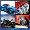 16" x 78.7" Embossed Aluminum Exhaust Heat Shield Kit –