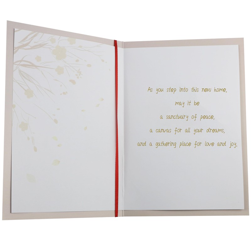 TzenvoGift New Home Card, Housewarming Card - Elegant New Home