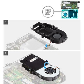 Deal4GO 5V 35W CPU Cooling Fan Blower FXTCG WYT09 Replacement for Dell OptiPlex 7000 5000 3000 7010 MFF Micro Desktop