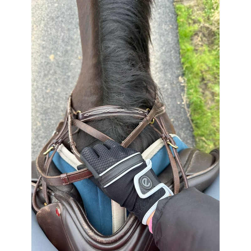 eGlove - eQUEST GripPro X-LITE Horse Riding Gloves - Lightweight,
