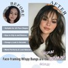 Bangs Hair Clip in Bangs Real Human Hair Extensions Fake
