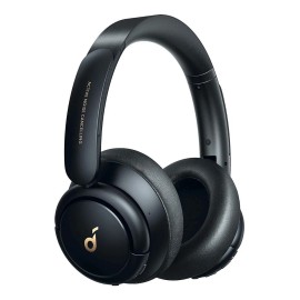 Audífonos soundcore Q30, Cancelación Híbrida De Ruido Activa, Sonido Hi-res, Autonomía de 40h, Modos Multifunción, Diadema Gamer Almohadillas Suaves, Carga Rápida, Color Negro
