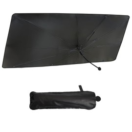 SLshiBo Auto Sonnenschutz Frontscheibe 135 x 73 cm – Faltbar Windschutzscheibe Sonnenschutz mit ‑Skelett UV‑Schutz & Wärmeisolierung Windschutzscheibe Sonnenschirm – für SUV/PKW