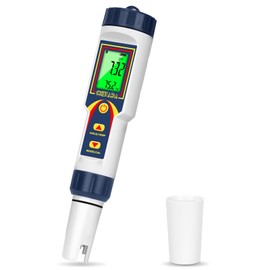 CIZTADA pH Meter for Water 4 in 1 pH EC TDS Temp Meter for Hydroponics PPM and EC Water Tester Digital pH PPM Meter for Nutrients Growing Hydroponics Gardening DWC hydroponics System