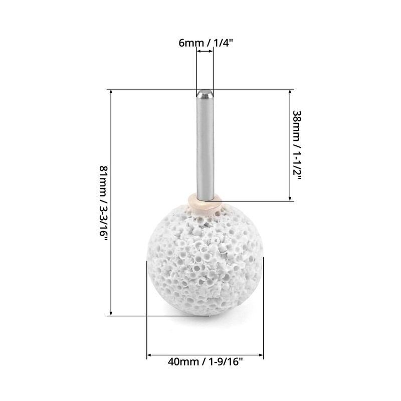 QWORK Tyre Grinding Head, Tyre Polishing Tire Repair Tool Grinding