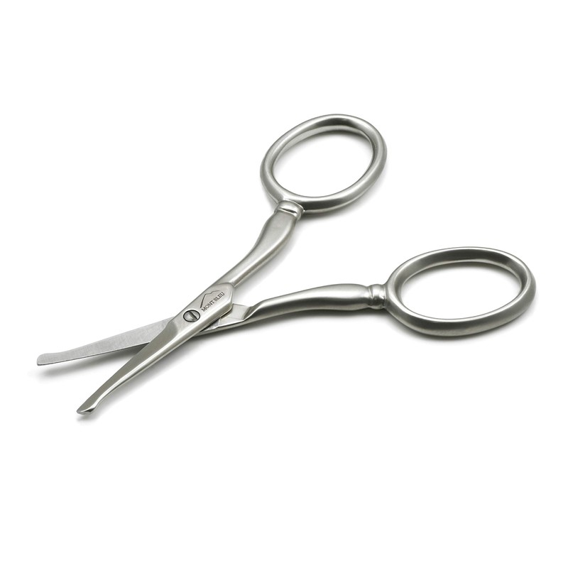 Mont Bleu Nose & Ear Hair Scissors Straight Blades Carbon