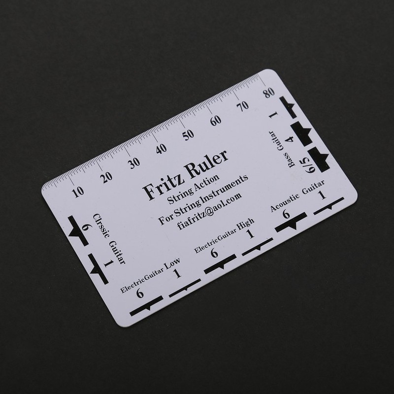 2Pcs Guitar String Action Gauge Ruler Measuring Tools replacement for