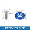 A ABSOPRO Car Motorcycle Fender Bumper Washer Bolt Nuts Kit