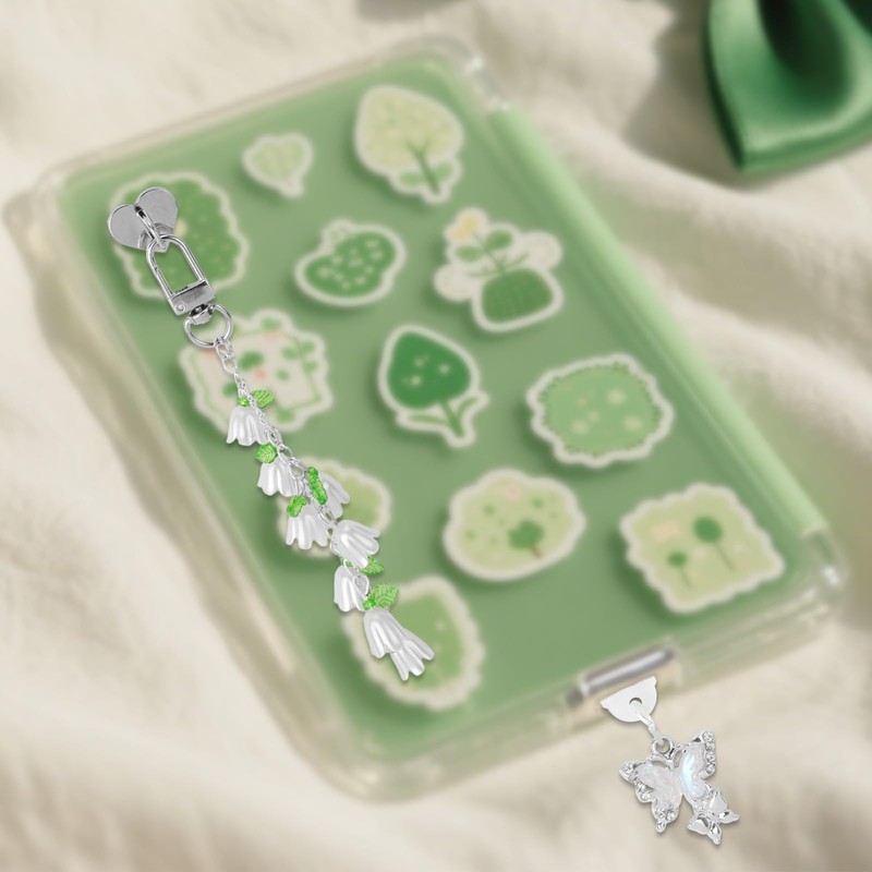 Sinbana 4pcs E-Readers Charms Set Compatible with Kindle and Other
