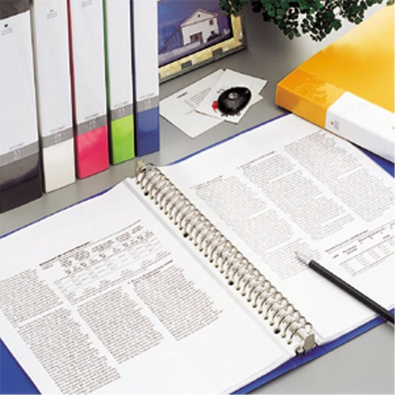 Lihit Lab G3803-8 File Clear Book, Replaceable A4, 30 Holes,