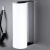 ZUNTO Black Paper Towel Holder Under Cabinet, Stainless Steel Kitchen