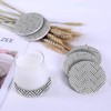 Absorbent Drink Coasters, GOH DODD 8 Pieces Ceramic Mats Table