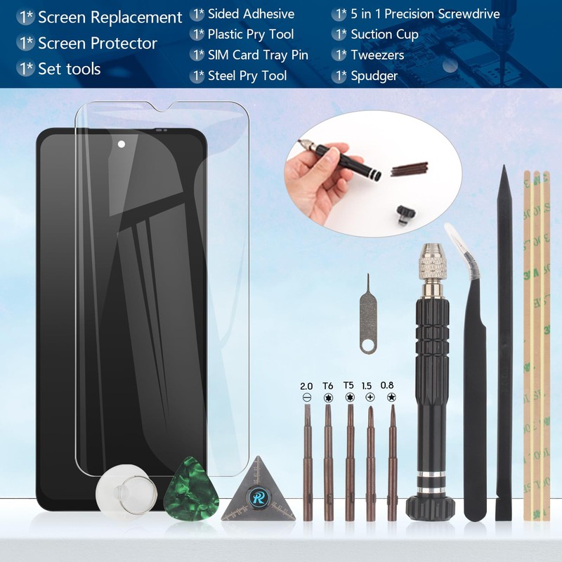 YWLRONG for Motorola Moto G Power 5G 2025 Screen Replacement