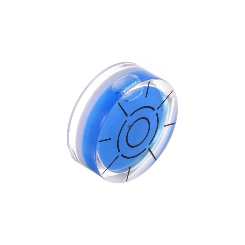 HARFINGTON 4pcs Round Bubble Level 32x12mm Mini Circular Precision Spirit