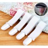 ZhangyiHot 4 Pcs white Bed Sheet Elastic Clip Strap Cover