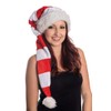 Ciffre Set of 2 Long Christmas Hats Santa Hat White